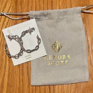 Kendra Scott Silver Ryder Hoop Earrings